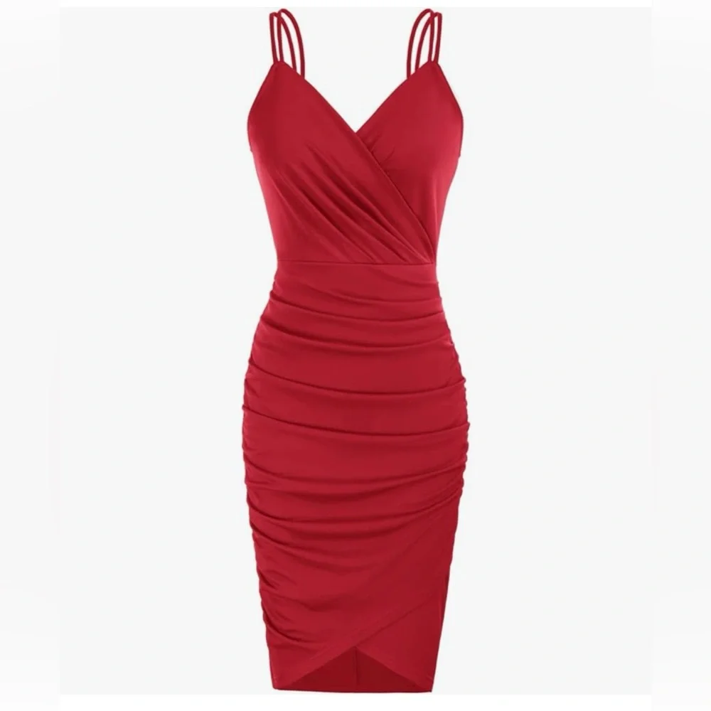 Grace Karin Red Dress EUC - Picture 3 of 4